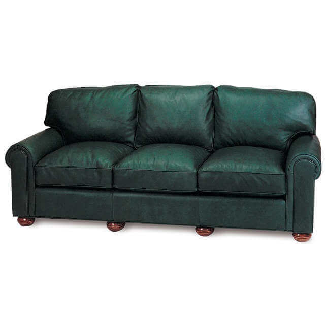 Sig Leather Loveseat | American Heirloom | Wellington's Fine Leather Furniture