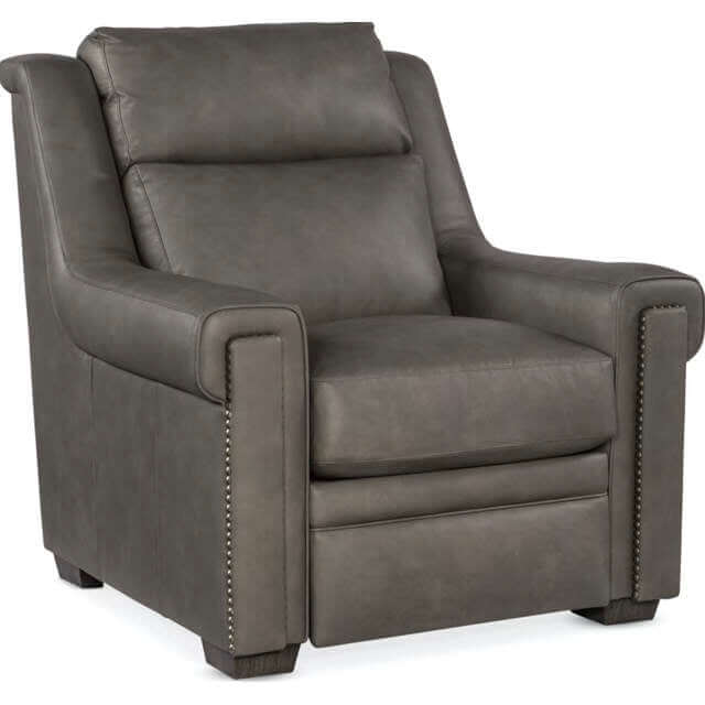 Huntsman Leather Power Recliner With Articulating Headrest | Outlet Furniture | Wellington's Fine Leather Furniture