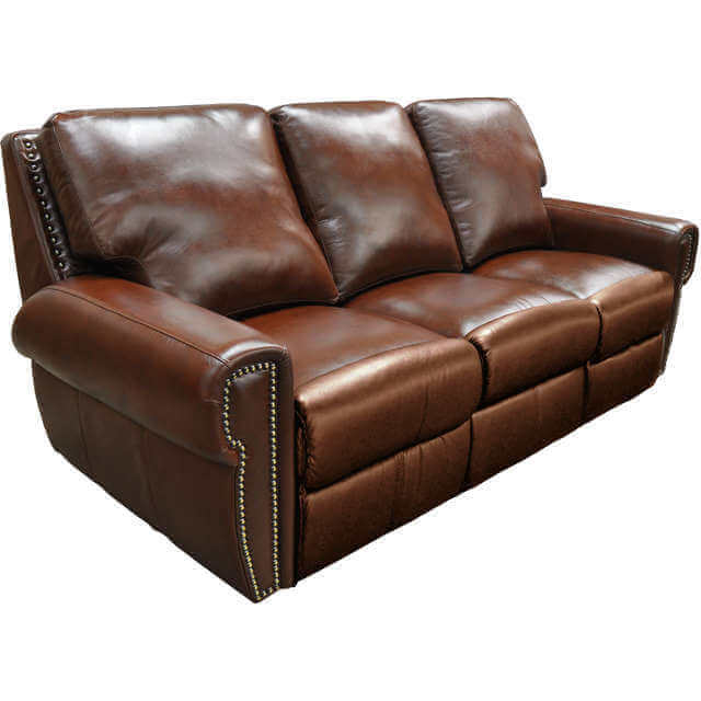 Bismarck Leather Full Size Sofa Sleeper | American Style | Wellington's Fine Leather Furniture