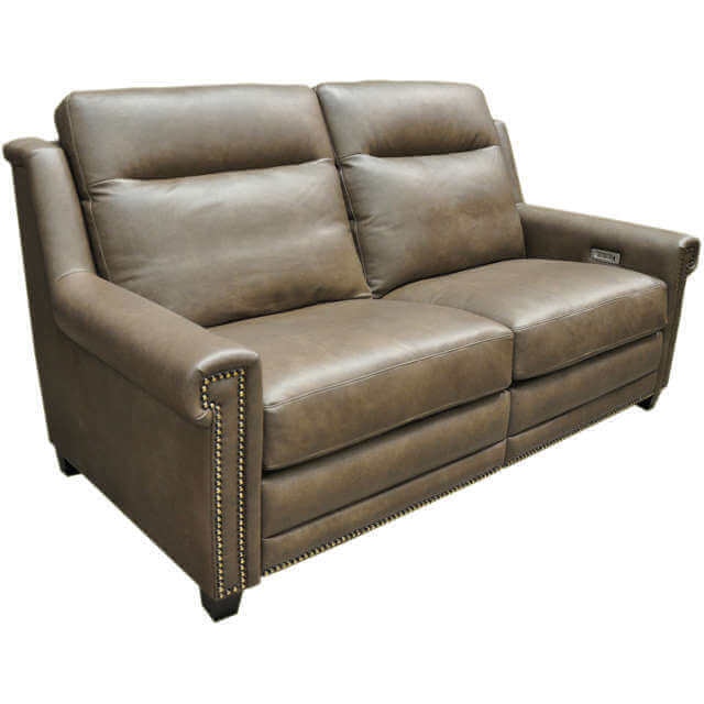 Diane Leather Power Reclining Loveseat With Articulating Headrest | American Style | Wellington's Fine Leather Furniture