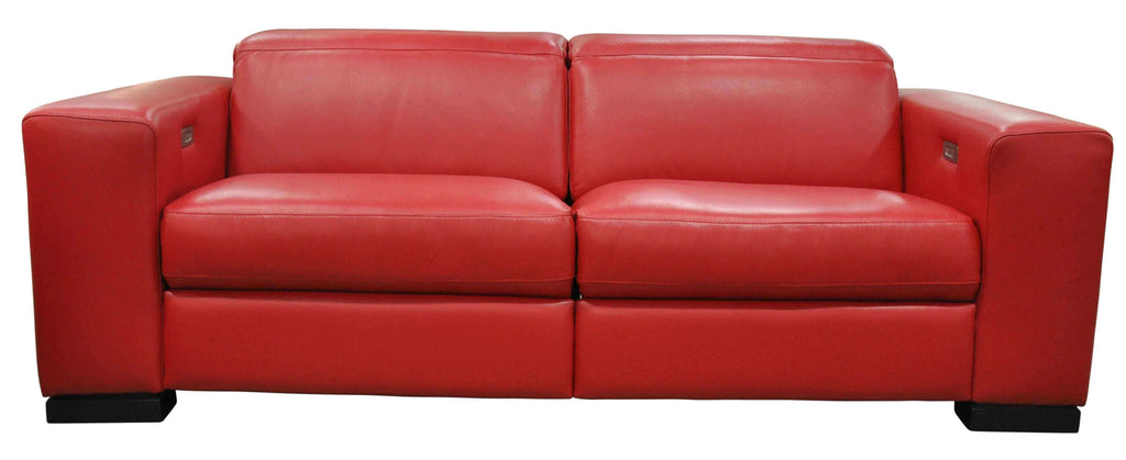 Murano Leather Power Reclining Loveseat With Articulating Headrest | American Style | Wellington's Fine Leather Furniture