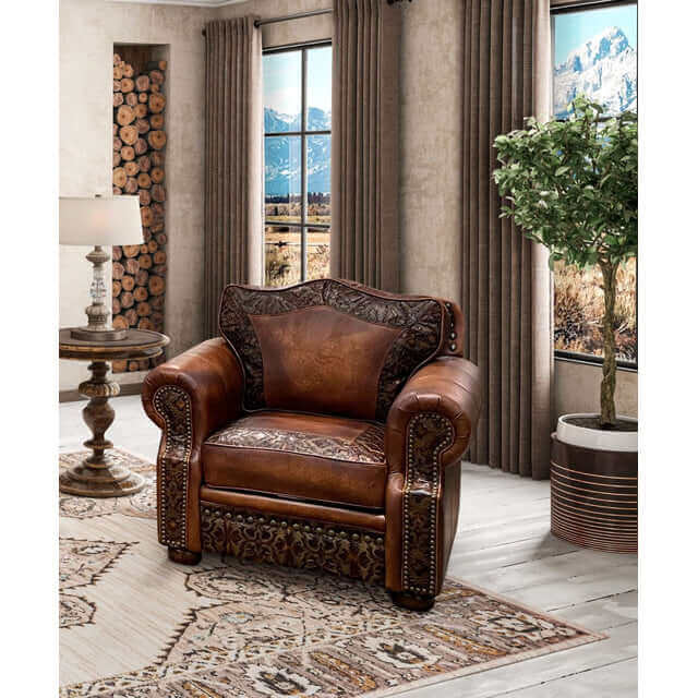 Tucson Leather Chair | American Style | Wellington's Fine Leather Furniture