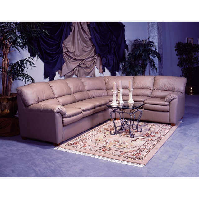 Vegas Leather Sectional | American Style | Wellington's Fine Leather Furniture