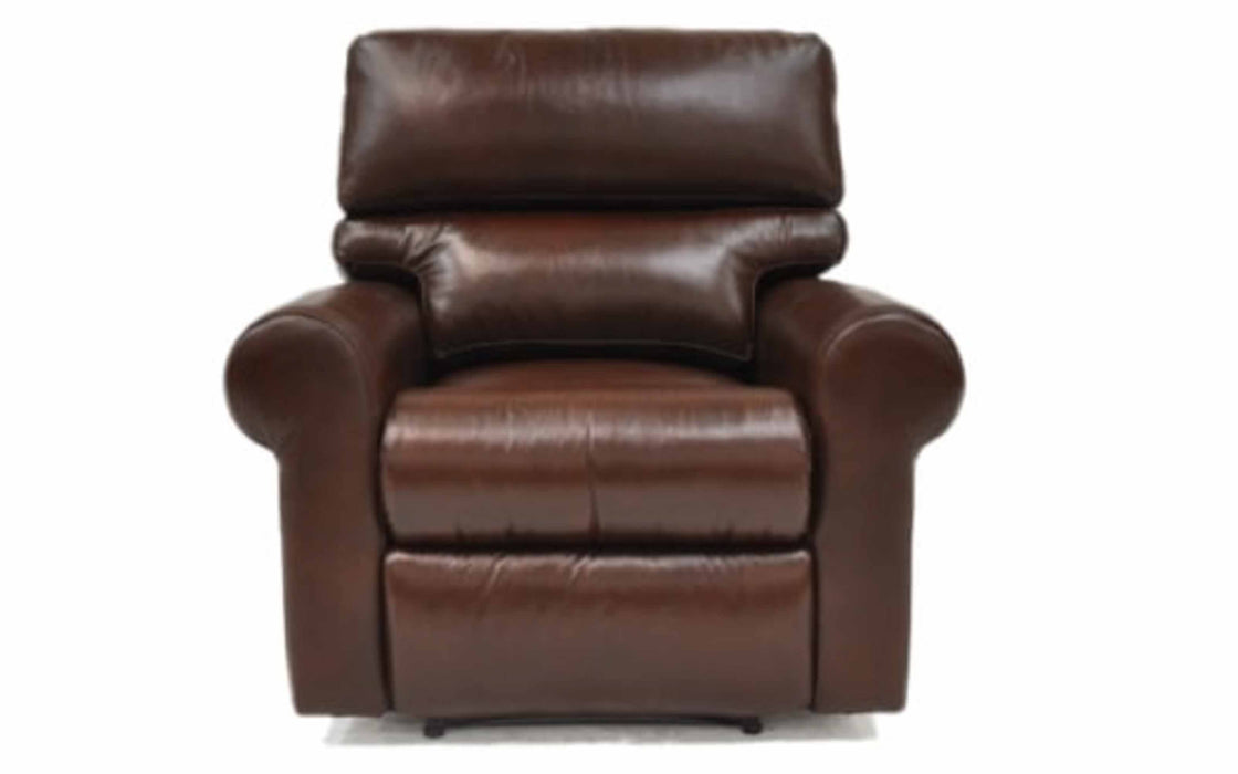 Brookfield Leather Swivel Glider Recliner | American Style | Wellington's Fine Leather Furniture