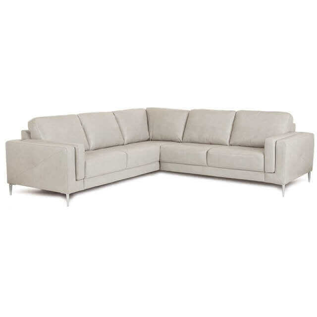 Zuri Leather Sectional | Budget Decor | Wellington's Fine Leather Furniture