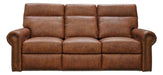 Campbell Leather Reclining Sofa | American Style | Wellington's Fine Leather Furniture