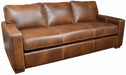 Carlsbad Leather Queen Size Sleeper Sofa | American Style | Wellington's Fine Leather Furniture
