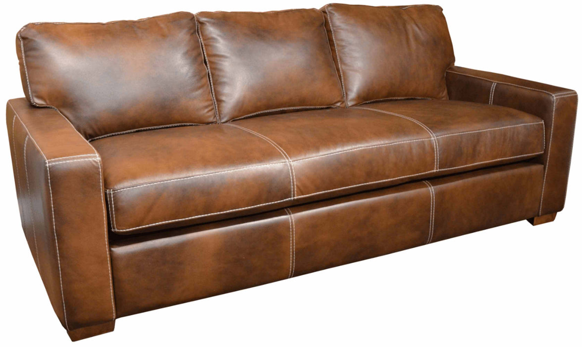 Carlsbad Leather Loveseat | American Style | Wellington's Fine Leather Furniture