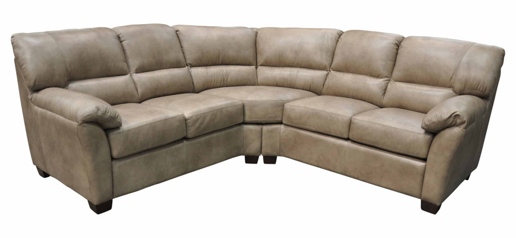 Cedar Heights Leather Sectional | American Style | Wellington's Fine Leather Furniture