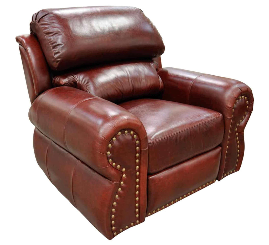 Cordova Leather Swivel Glider Recliner | American Style | Wellington's Fine Leather Furniture