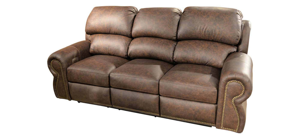 Cordova Leather Reclining Sofa | American Style | Wellington's Fine Leather Furniture