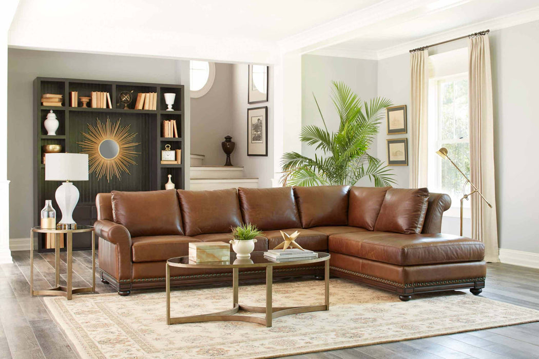 Echo Leather Sectional | American Style | Wellington's Fine Leather Furniture