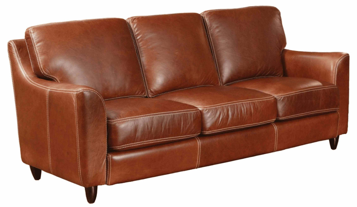 Great Texas Leather Loveseat | American Style | Wellington's Fine Leather Furniture