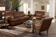 Houston Leather Sofa | American Style | Wellington's Fine Leather Furniture