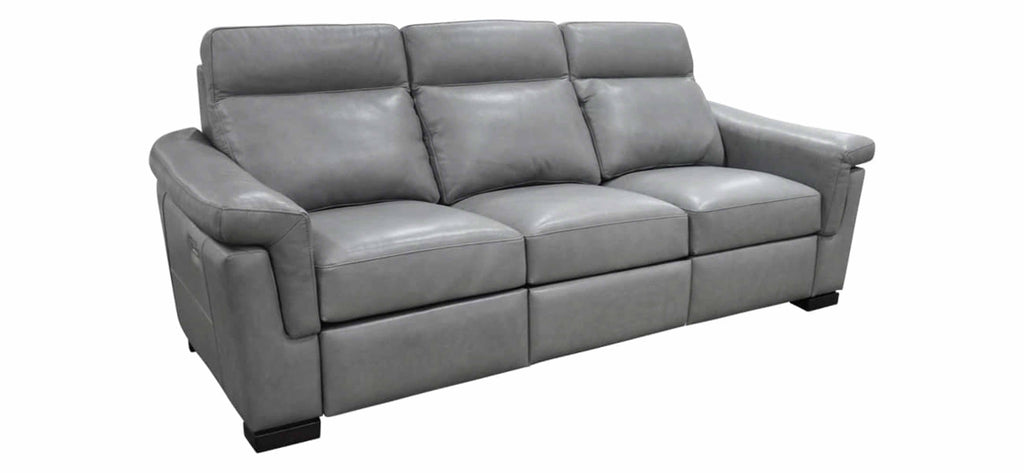 Nolan Leather Power Reclining Loveseat With Articulating Headrest | American Style | Wellington's Fine Leather Furniture