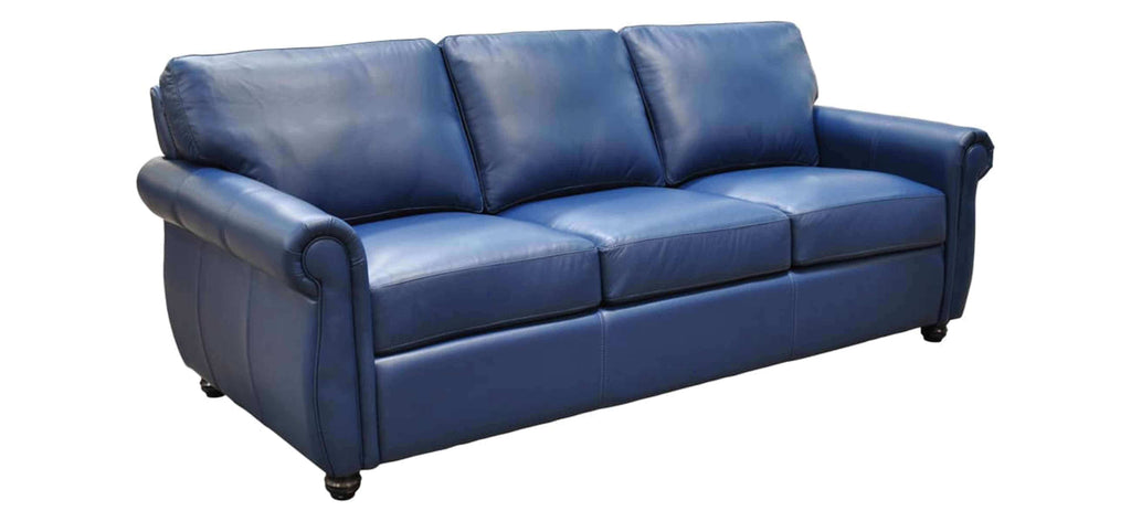 Ledra Leather Full Size Sofa Sleeper | American Style | Wellington's Fine Leather Furniture