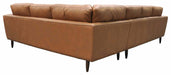 Zarlo Leather Sectional | American Style | Wellington's Fine Leather Furniture