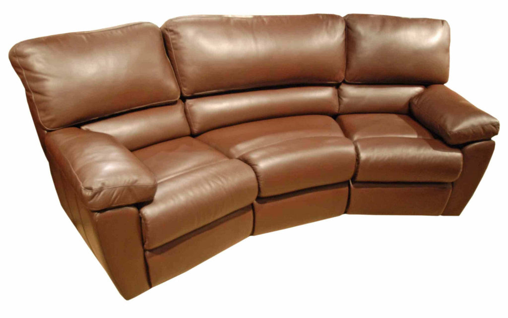 Vermont Leather Reclining Conversation Sofa | American Style | Wellington's Fine Leather Furniture