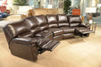 Vermont Leather Reclining Sectional | American Style | Wellington's Fine Leather Furniture