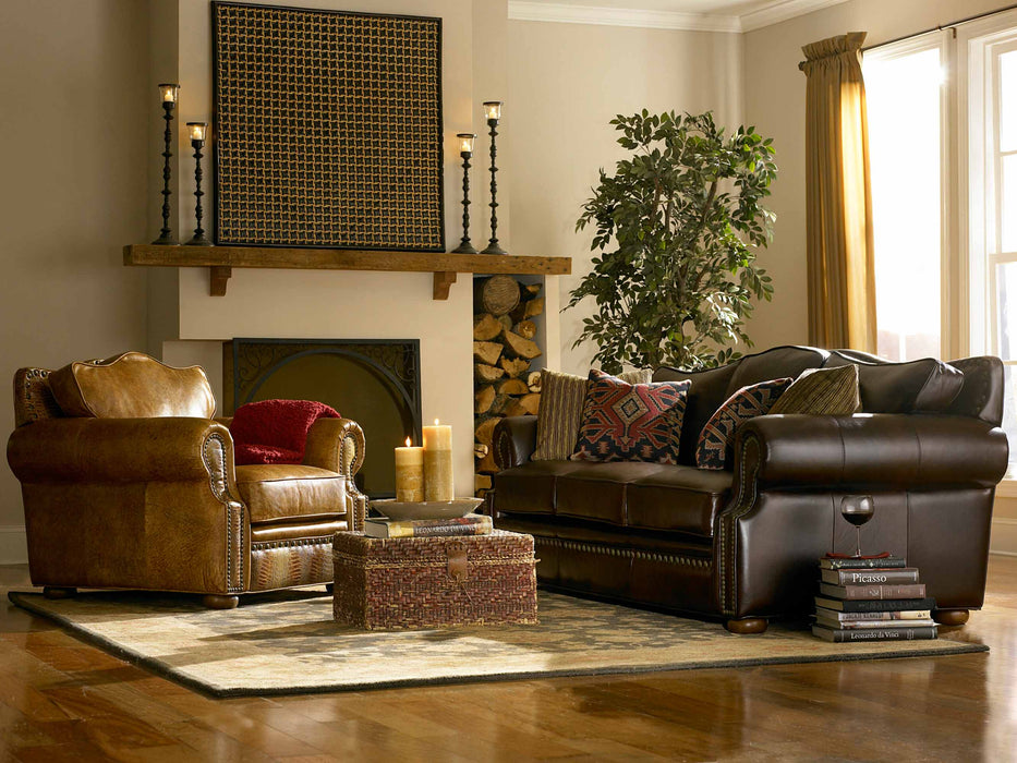Laredo Leather Queen Sleeper Sofa | American Style | Wellington's Fine Leather Furniture
