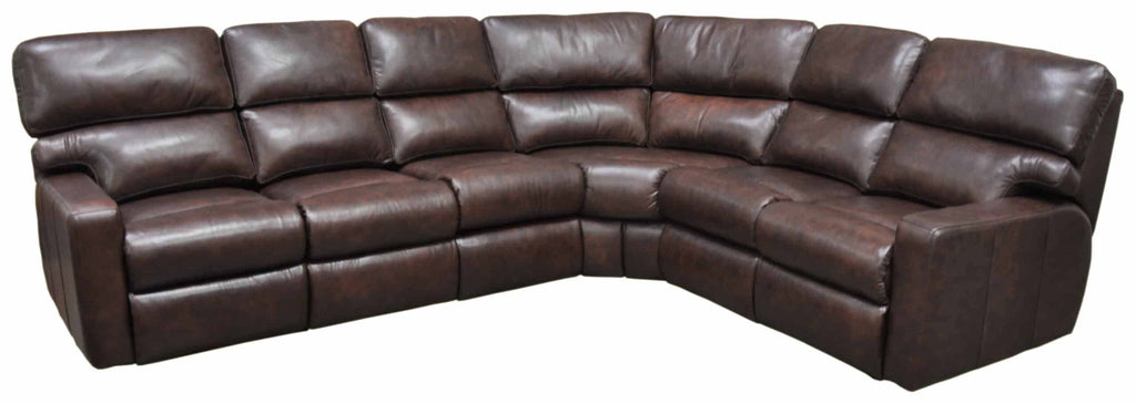 Larsen Leather Sectional | American Style | Wellington's Fine Leather Furniture