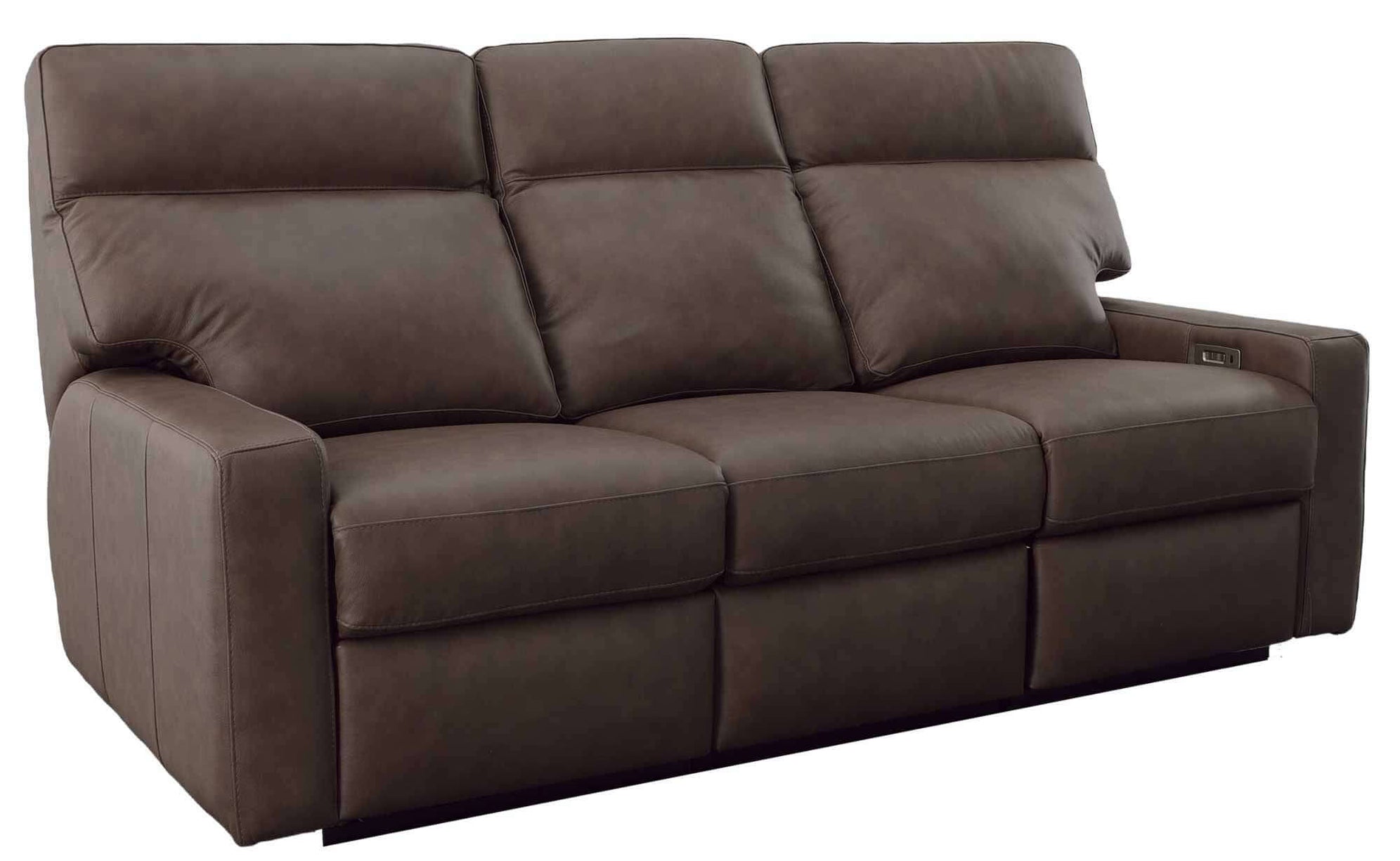 Lyndsey Leather Power Reclining Sofa With Articulating Headrest by ...