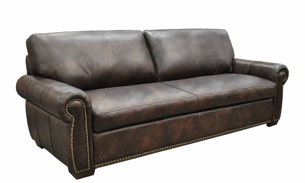 Milo 1 Leather Sofa | American Style | Wellington's Fine Leather Furniture