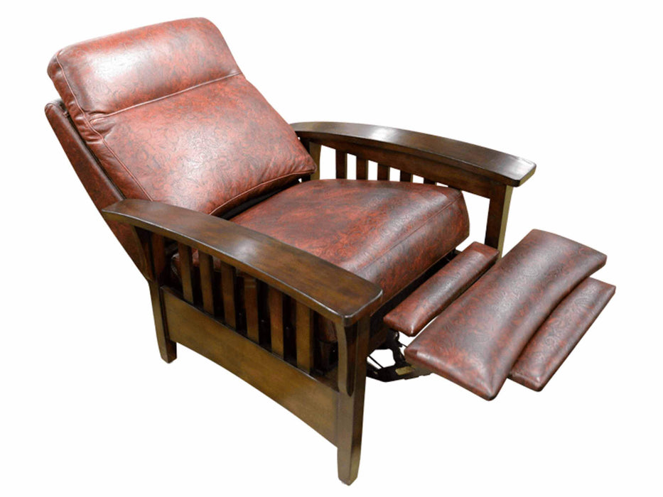 Mission Leather Recliner | American Style | Wellington's Fine Leather Furniture