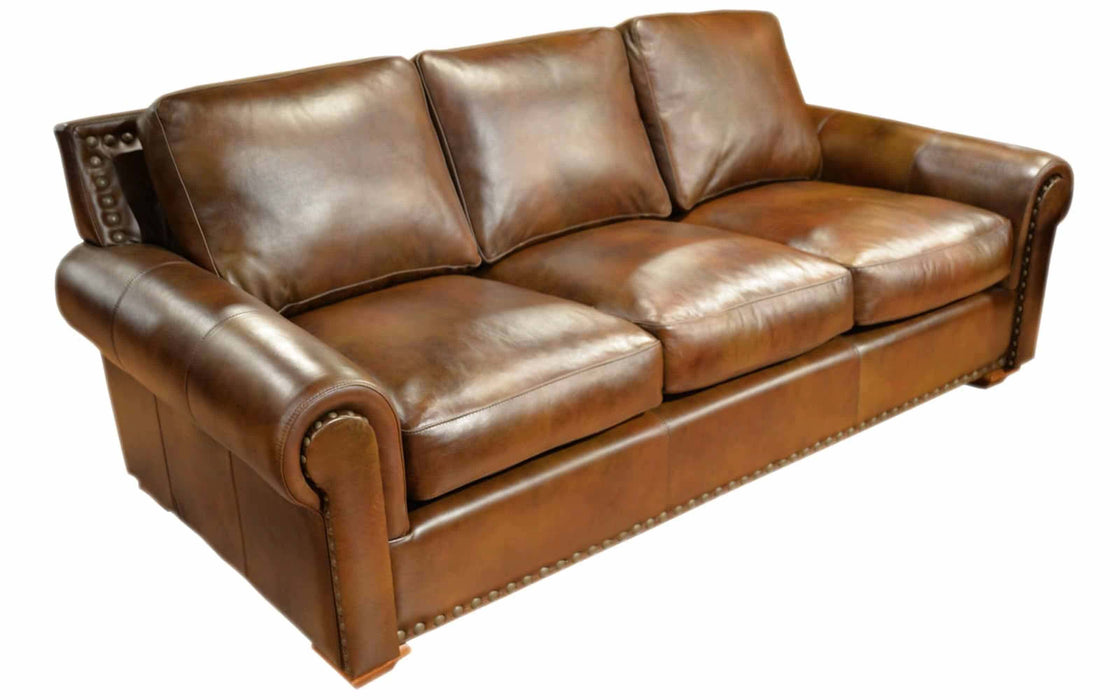 Monterrey Leather Sofa | American Style | Wellington's Fine Leather Furniture