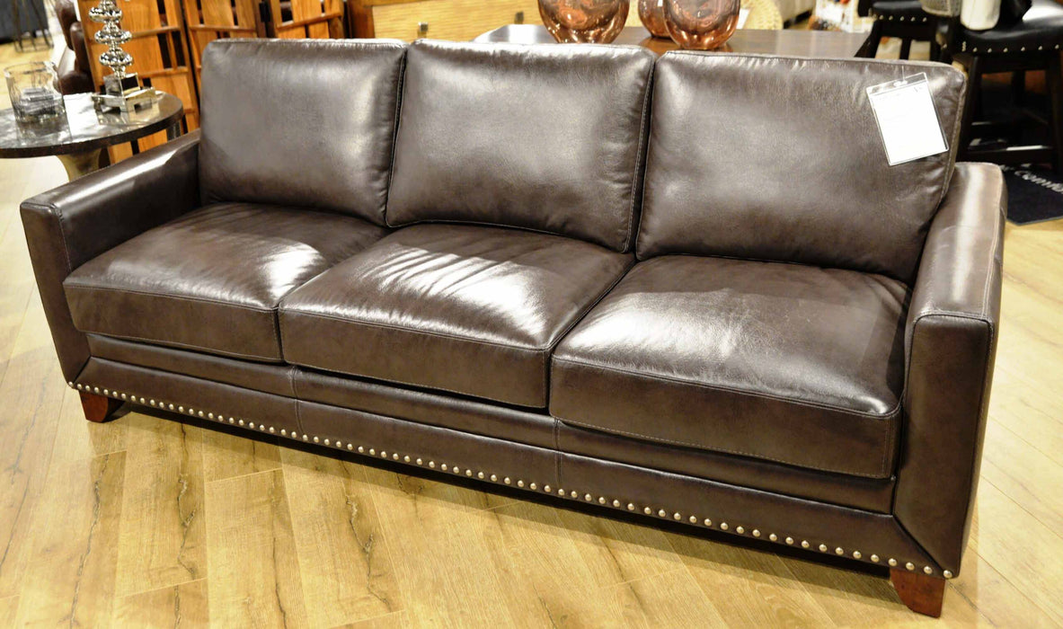 Sapphire Leather Loveseat | American Style | Wellington's Fine Leather Furniture