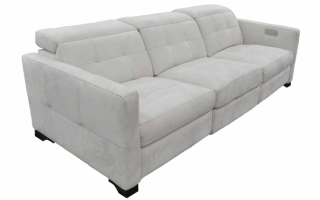 Sardinia Leather Power Reclining Sofa with Articulating Headrest | American Style | Wellington's Fine Leather Furniture