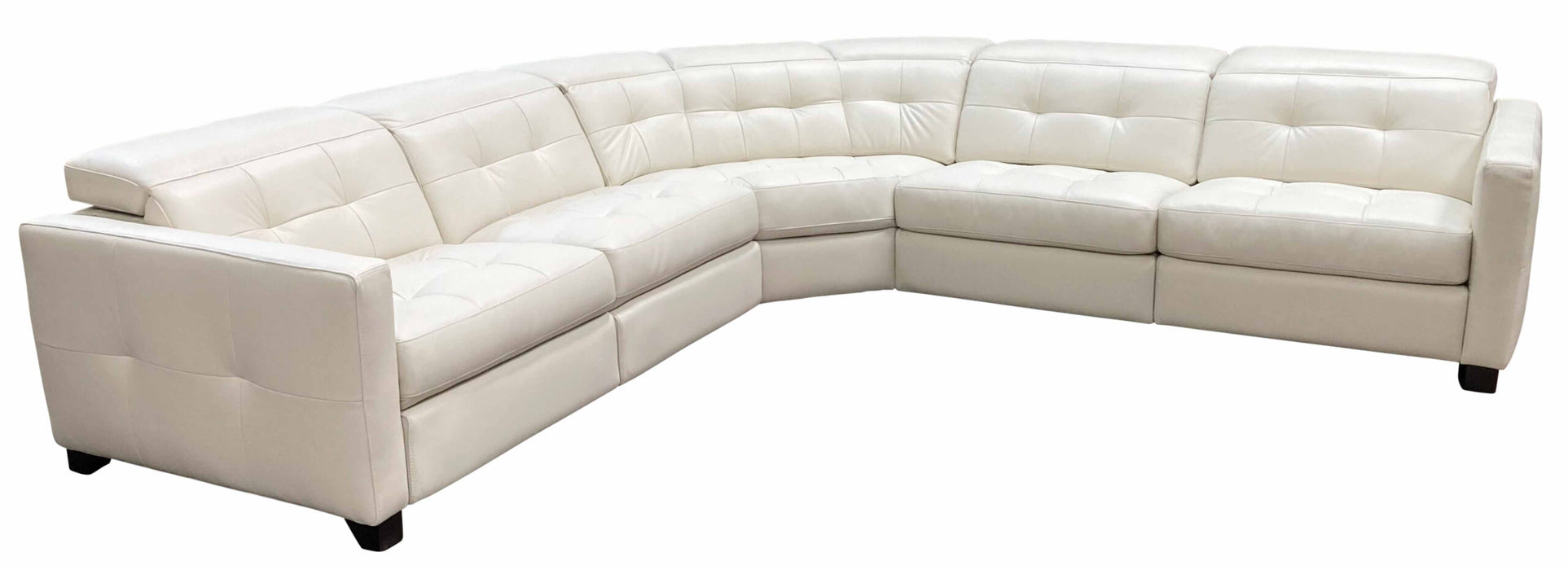 Sardinia Leather Power Reclining Sectional With Articulating Headrest | American Style | Wellington's Fine Leather Furniture