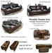 Larsen Leather Sectional | American Style | Wellington's Fine Leather Furniture