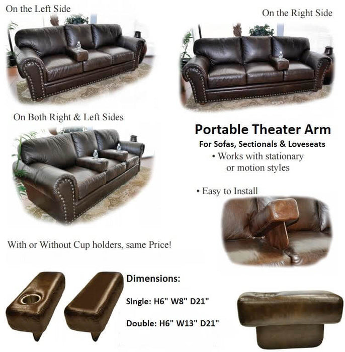Vermont Leather Reclining Sectional | American Style | Wellington's Fine Leather Furniture