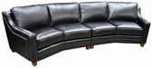 Times Square Leather Four Cushion Conversation Sofa | American Style | Wellington's Fine Leather Furniture