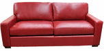 Twin City Leather Queen Size Sofa Sleeper | American Style | Wellington's Fine Leather Furniture