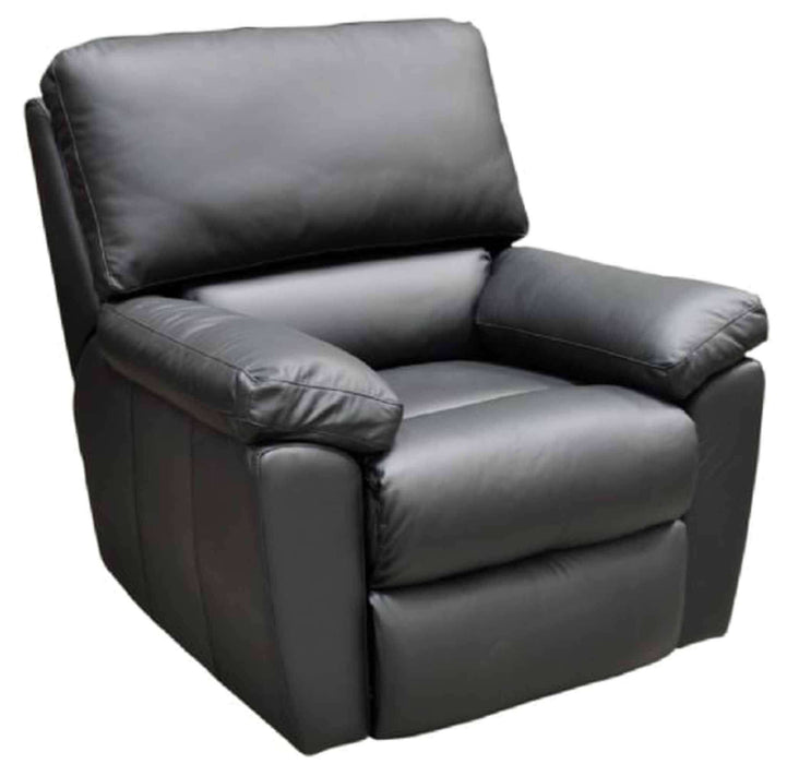 Vermont Leather Swivel Glider Recliner | American Style | Wellington's Fine Leather Furniture