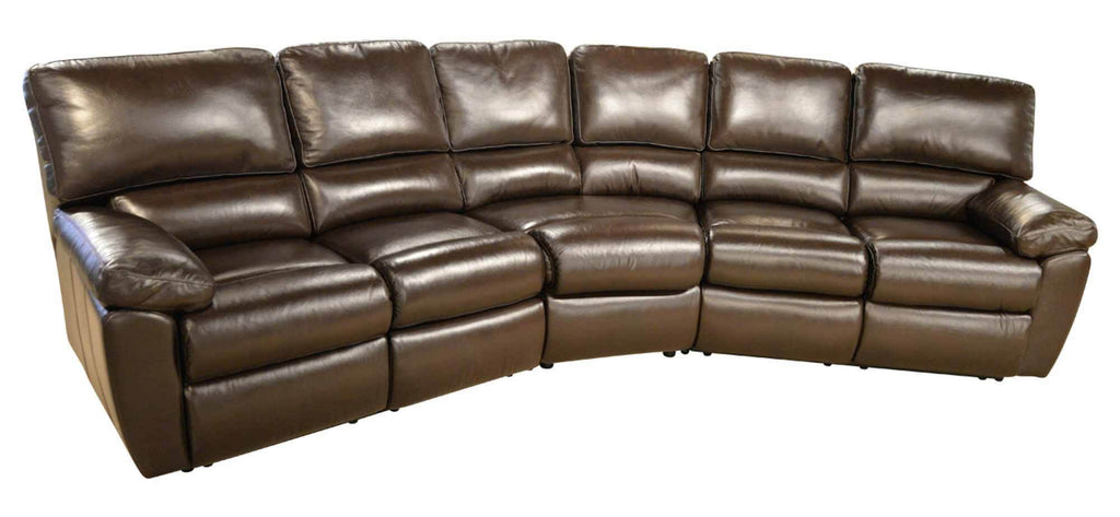 Vermont Leather Reclining Sectional | American Style | Wellington's Fine Leather Furniture